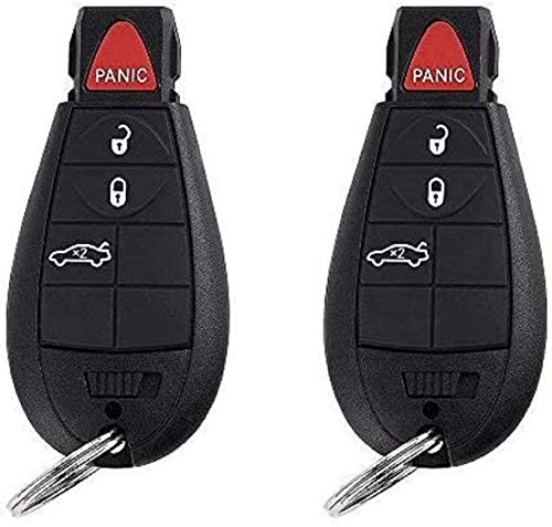 Mushan 2Pcs Key Fob Replacement P/N M3N5WY783X Remote Control Key Fits for Chrysler 300 2008-2010 Fob,for Dodge Challenger 2008-2010,for Dodge Charger 2008-2010,for Dodge Magnum 2008