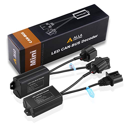 Alla Lighting 9008 H13 LED Decoders CAN Bus Error Free for LED/DRL Kits Bulbs Anti-Flickering/Blinking