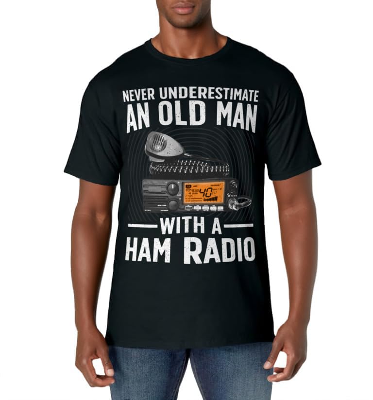 Ham Radio Art For Grandpa Men Amateur Radio Ham Operator T-Shirt