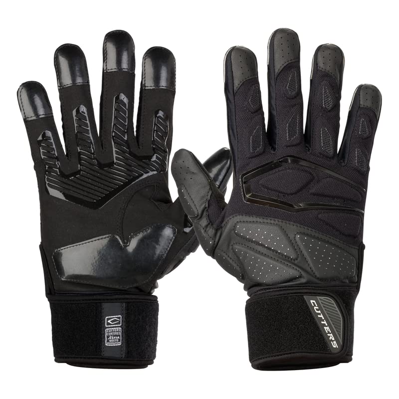 CUTTERS Lineman Padded Football Gloves. Force 5.0