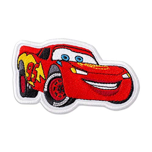 Cars Lightning McQueen Cartoon Film Embroidered Patch Iron On (6' x 3.54')