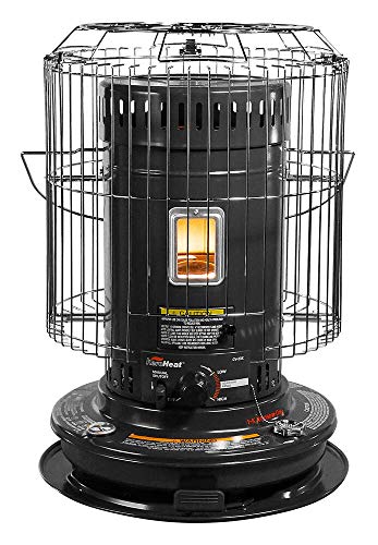 Sengoku 23,500 BTU KeroHeat Efficient Portable Indoor and Outdoor Convection Kerosene Space Heater with Automatic Safety Shut Off, Black