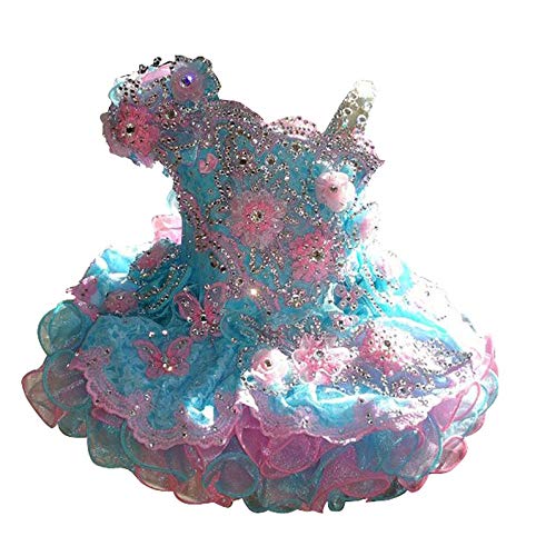 M_RAC Infant Girls' Flowers Mini Gowns Tutu Pageant Cupcake Dresses 5