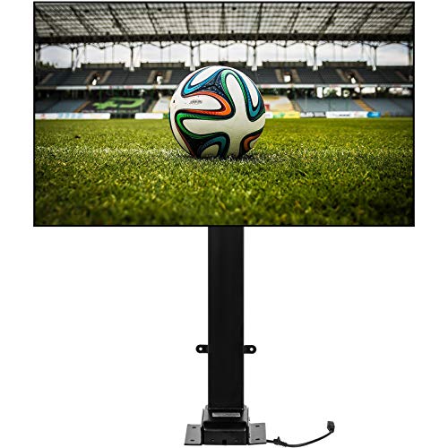 VEVOR Motorized TV Lift Stroke Length 39.4 Inches Motorized TV Mount Fit for 32-70 Inch TV Lift with Remote Control Height Adjustable 28.74-68.11 Inch,Load Capacity 154 Lbs (32'-70'(1000mm)