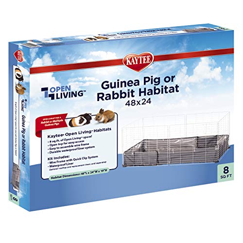 Kaytee Open Living Pet Rabbit or Guinea Pig Habitat, 48' x 24'