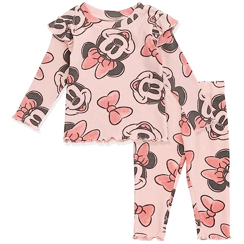 Disney Minnie Mouse Toddler Girls T-Shirt and Pants Pink 3T