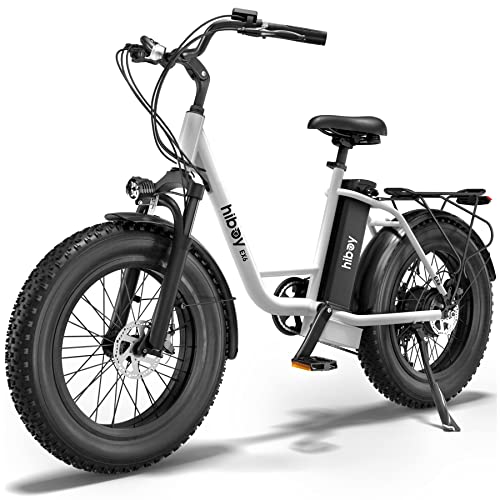 Hiboy EX6 Electric Bike for Adults with 960W Peak Motor, 25mph Max Speed, 720WH Removable Battery Ebike, 20' Electric Bicycle with Shimano 7 Speed and Front Suspension