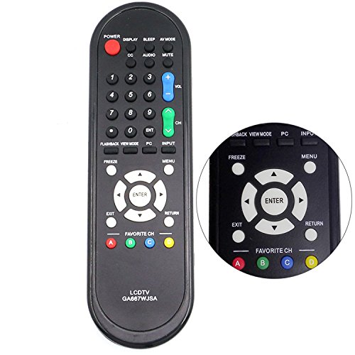 WINFLIKE New RRMC GA667WJSA Remote Control Fit for Sharp TV LC-46SB54U LC-52D78UN LC-60E78UNA LC-60LE550U LC-C3237UT LC-C4067 LC-C5255U LC-C5277 LC32D47UA LC46D78 LCC6077U