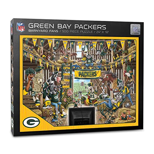 YouTheFan NFL Green Bay Packers Barnyard Fans 500pc Puzzle