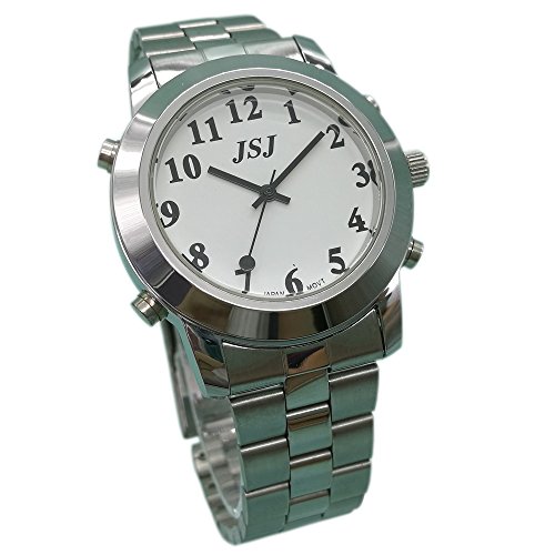 Spanish Speaking Quartz Watch with Alarm for Blind People or Visually Impaired People Talking Watch