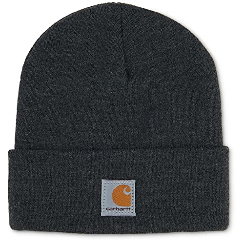 Carhartt unisex child Acrylic Watch Cold Weather Hat, Charcoal Heather, 8-14 Years US