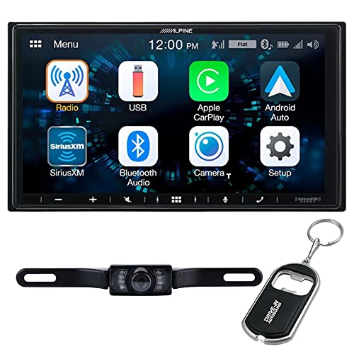Alpine ILX-W650 7' Anti-Glare Capacitive Touchscreen Multimedia Receiver (Does Not Play CDs) with License Plate Camera