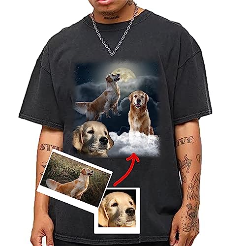 GiveSmiles Personalized Dog Cat Photo Shirt, Personalized Dog Shirt, Dog Dad Shirt, Custom Dog Shirt, Custom Pet Shirt, Dog Mama Tee, Shirt Dog Mom 2023, Women Men Shirt