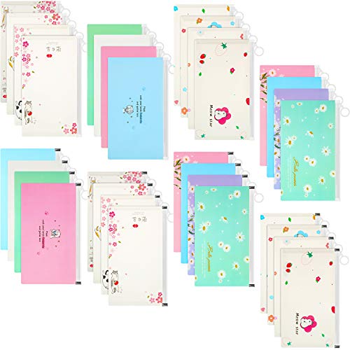 Shappy 32 Pieces Cosmetic Bags Portable Face Cover Storage Bag Storage Clip Holder Disposable Face Covers Organizer Dustproof Storage Box for Face Cover Pollution Prevention