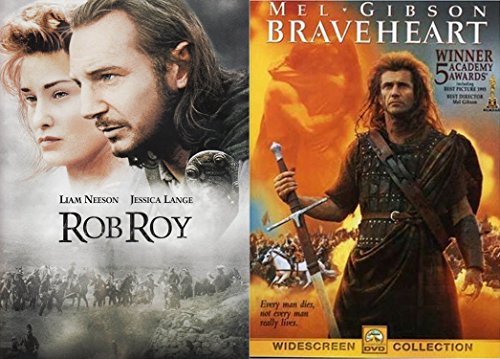 Scottish Pride 2-DVD Bundle: Braveheart & Rob Roy (Mel Gibson/ Liam Neeson