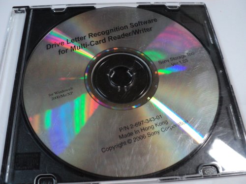 Sony Drive Letter Recognition Software for Multi-card Reader/writer (Version 1.03) 2006 P/N 2-697-343-01