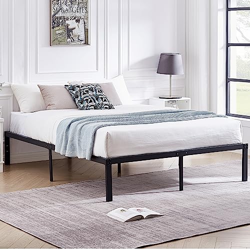 VECELO Queen Size Bed Frame,Modern