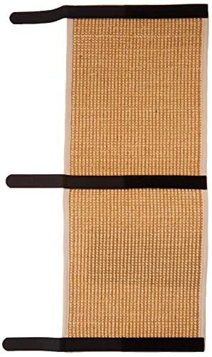 IKEA 303.777.94 LURVIG Cat Scratching Mat, Natural, Quickly Transforms a Common Table Leg Into a Scratch Mat Where Your Cat Can Stretch and Sharpen Their Claws, Dimensions 24 3/4'L x 9 7/8'W