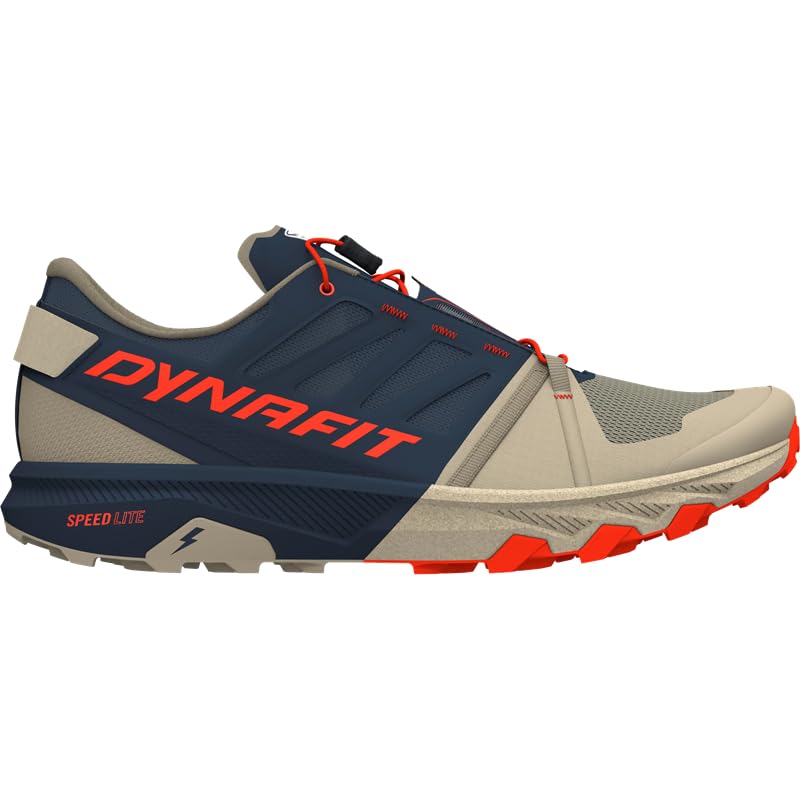 Dynafit Alpine Pro 2 Cushioned Trail Running Shoe - Rock Khaki/Blueberry - 9