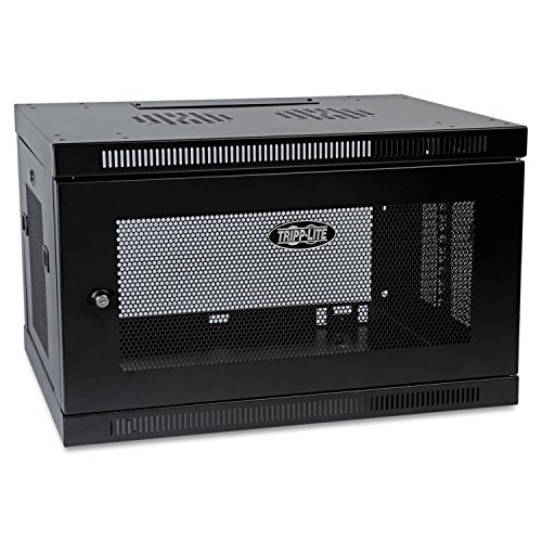 Tripp Lite 6U Wall Mount Rack Enclosure Server Cabinet, 16.5' Deep, Switch-Depth (SRW6U), Black