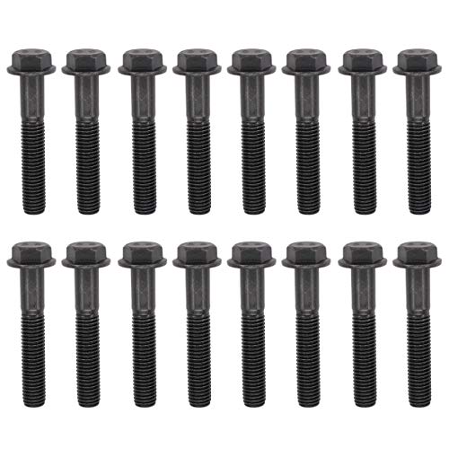XtremeAmazing Exhaust Manifold Bolt Screw Kit for Ford F250 F350 7.3L Powerstroke Diesel Engine Pack of 16