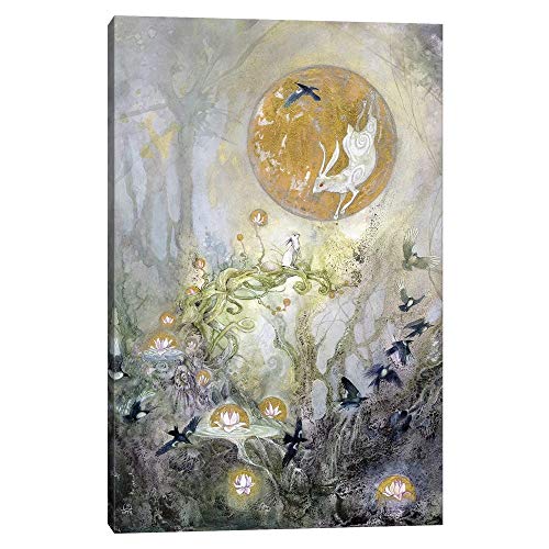 iCanvas SLW109 Moongazing Canvas Print by Stephanie Law, 26' x 18' x 1.5' Depth Gallery Wrapped