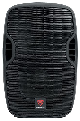Rockville BPA10 10' Professional Powered Active 400w DJ PA Speaker w Bluetooth, Black