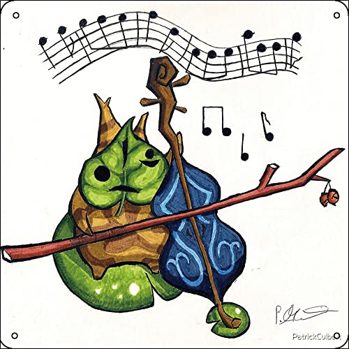 Jitipozy The Wind God's Aria (Makar the Korok's song) Poster Metal Sign 12 x 12 inches Funny for Home Man Cave Garage Wall Decorations