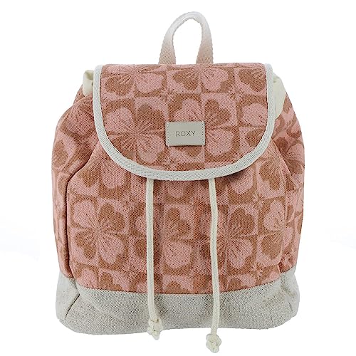 Roxy Cute Palm Small Backpack PeachWhite