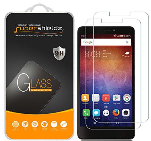 Supershieldz (2 Pack) Designed for Huawei Ascend XT (H1611) Tempered Glass Screen Protector, Anti Scratch, Bubble Free