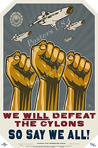 Posters USA - Battlestar Galactica TV Series Show Poster GLOSSY FINISH - TVS033 (24' x 36' (61cm x 91.5cm))