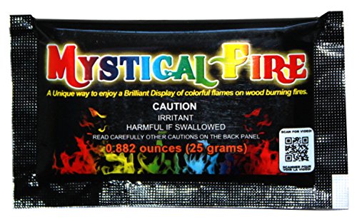 Mystical Fire Color Changing Packets Fire Pits Campfire Long-Lasting Enchanted Multi-Color Magical Family Fun for Indoor Fireplace or Outdoor Use 0.882 Ounces 6 Pack