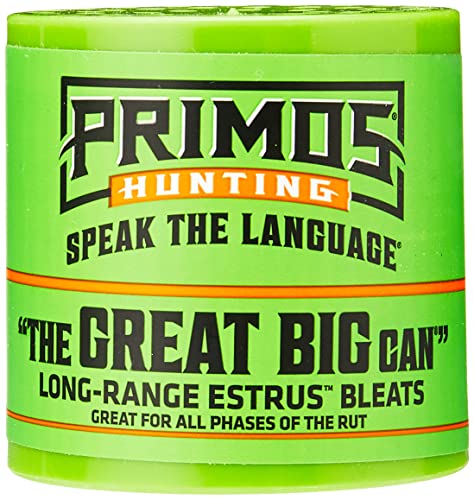 Primos Hunting The Great Big Can Doe Bleat, Extra-Large Volume for Extended Range Deer Attraction