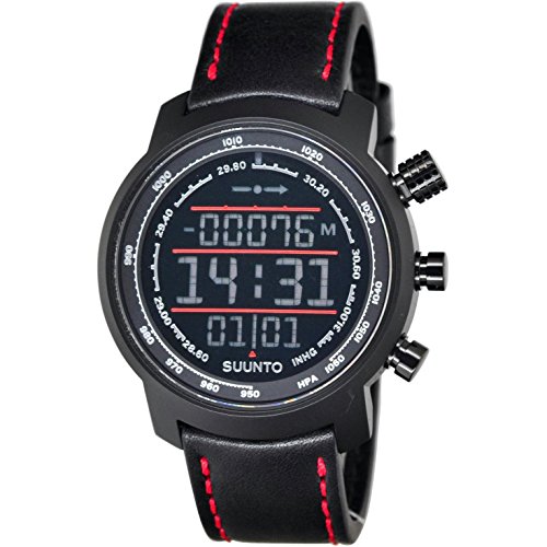 Suunto Elementum Terra Black and Red Leather