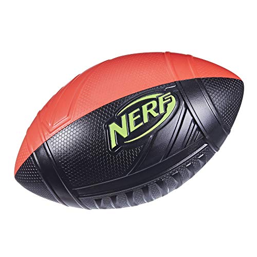 NERF Pro Grip Football, Classic Foam Ball, Easy to Catch & Throw, Kids Sports Toys, Red