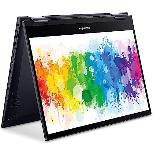 ASUS VivoBook Flip 14 Laptop, Thin and Light 2-in-1 FHD Touch Display, AMD Ryzen 5 5500U, 20GB RAM, 1TB PCIE SSD, Fingerprint Reader, Windows 11 H +GM Accessory, Black