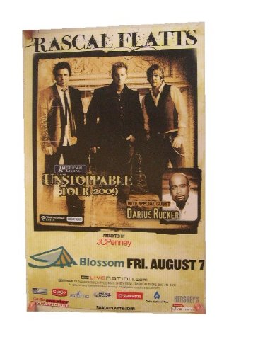 Rascal Flatts Poster Handbill Flats Band Shot