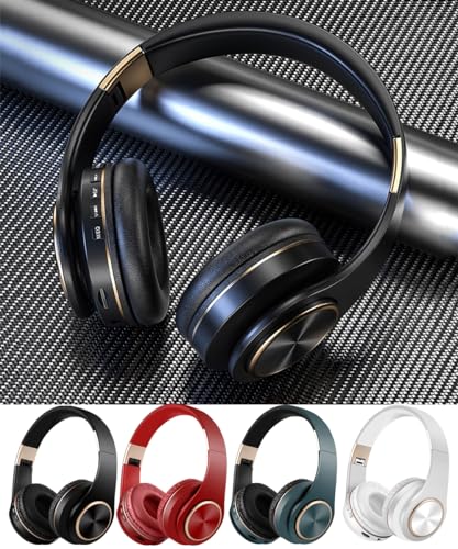 Generic Surround Sound Pro Gaming Headset with Noise Cancelling- Soft Memory Foam Padding - Portable Foldable Headphones for PC, PS4, PS5, Xbox One, Switch (Black)