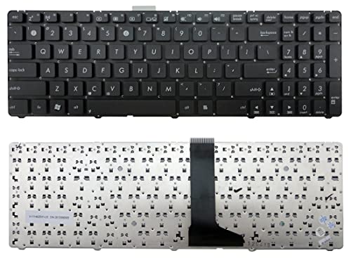 LARHON New Black US English Laptop Replacement Keyboard for ASUS U52 U52F U52F-BBL5 U52F-BBL9 U52Jc U53 U53F U53Jc U53SD U56 U56E