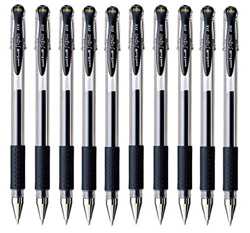 Uni-ball Signo DX UM-151 Gel Ink Pen 10 Set (Black)