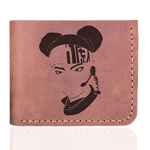 Apex Lifeline Leather Wallet Mens, Gamer Wallet, Gamer Gifts, Personalized Mens Wallet, Christmas Gift for Him, Custom Leather Wallet Handmade, Husband Gift, Boyfriend Gift, Geek Gift k476