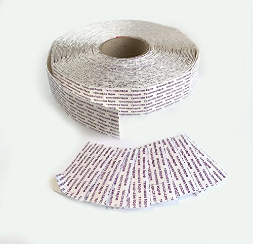 Teachers Tape Bulk Pack (2000 Pieces per roll), Double-Sided Removable Foam Tape for Wall Mounting