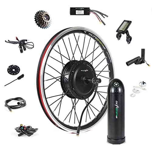 EBIKELING Waterproof Ebike Conversion Kit with Battery 20' Direct Drive Front or Rear Wheel Electric Bike Conversion Kit Ebike Battery & Charger Included 1500W 1200W Electric Bike for Adults
