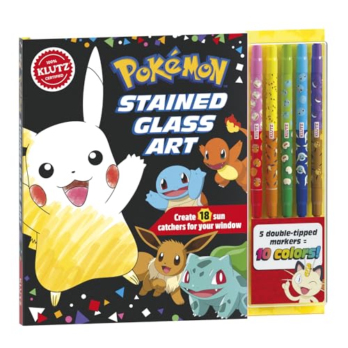 KLUTZ Pokémon Stained Glass Art Craft Kit