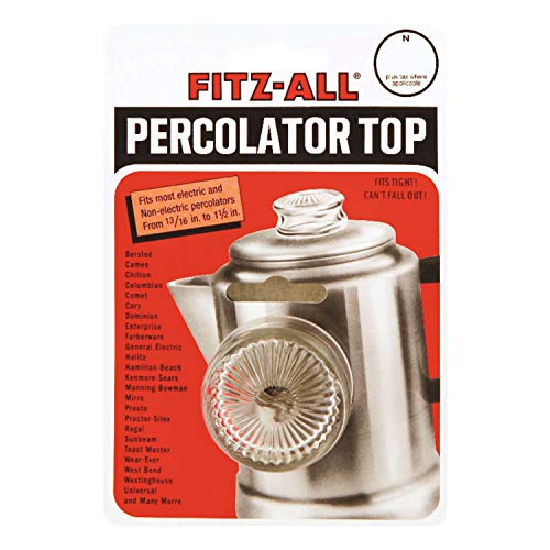 Fitz-all Universal Replacement Top Fits Most Percolators Harold Import New #135