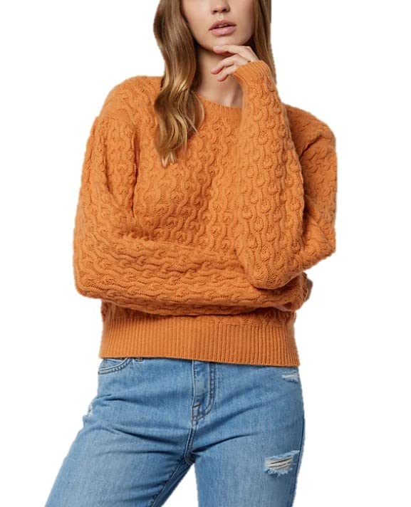 Joie Womens Women's Joie Roland Sweater, Heather Caramel, Extra Small