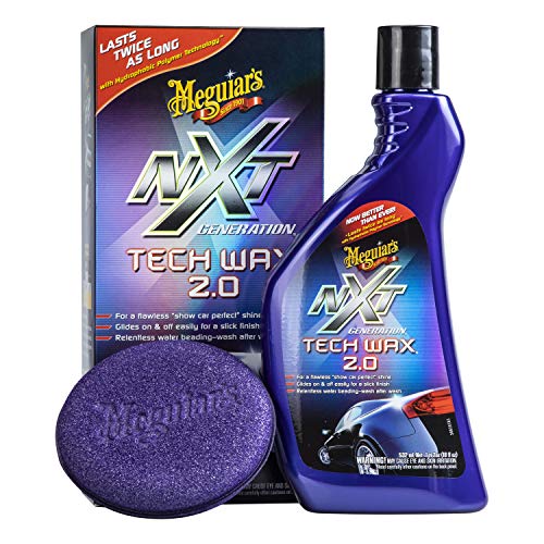 Meguiar's NXT Generation Tech Wax 2.0 - 18 Oz Bottle with Foam Applicator Pad