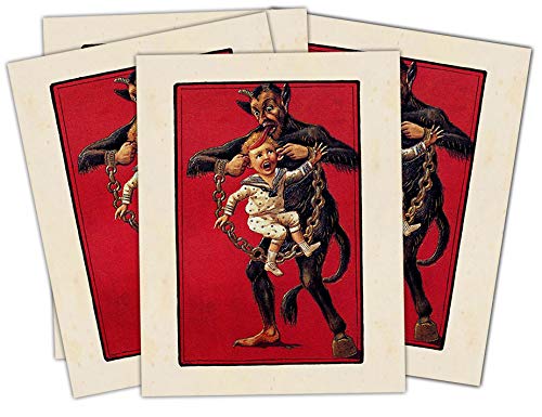 Krampus - Pack Of Four Holiday Cards With Envelopes