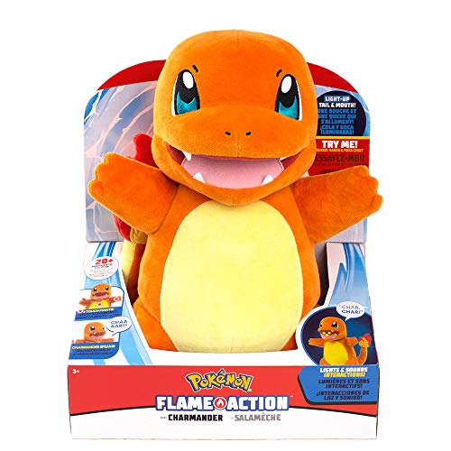 flame action charmander plush