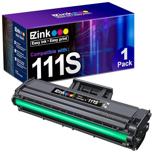 E-Z Ink (TM Compatible Toner Cartridge Replacement for Samsung 111S 111L MLT-D111S MLT-D111L to use with Xpress SL-M2020W SL-M2024W Xpress SL-M2070W Xpress SL-M2070FW Printer (Black, 1 Pack)